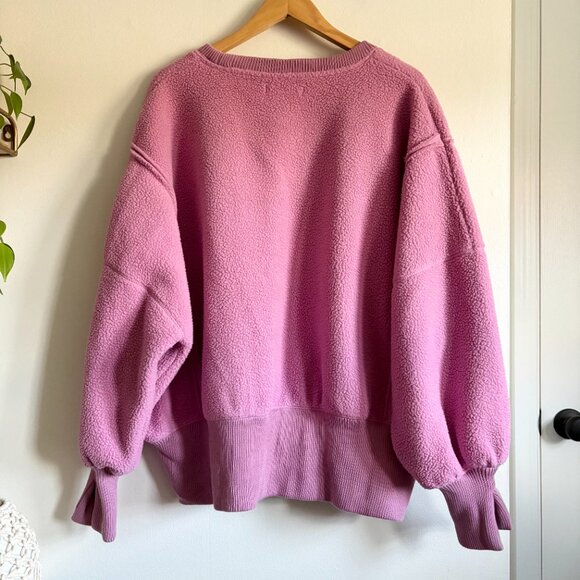We the Free Cozy Camden Sweatshirt in Pink - Picture 4 of 6